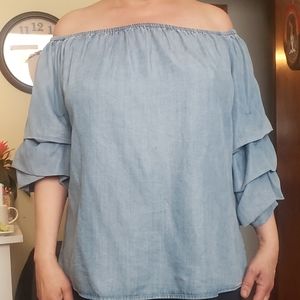 Ribkoff jean blouse